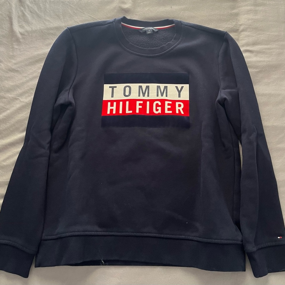 Tommy Hilfiger Dark Blue Crewneck Sweater